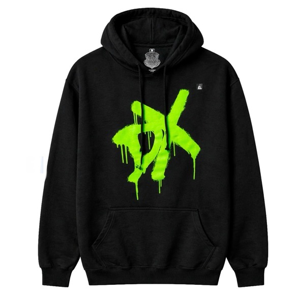 WWE Other - D Generation X Hoodie Black WWE WWF DX Pullover Sweatshirt Men's Small New